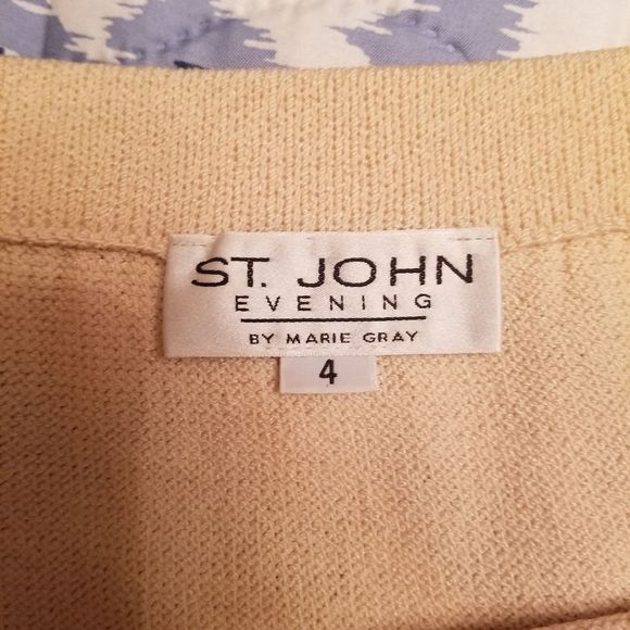 St. John Cream Pencil Skirt - Picture 6 of 7